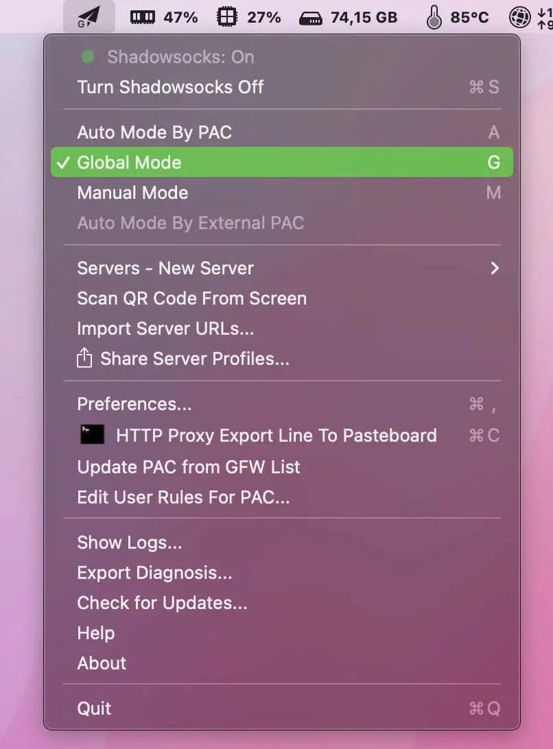 mac shadowsocks